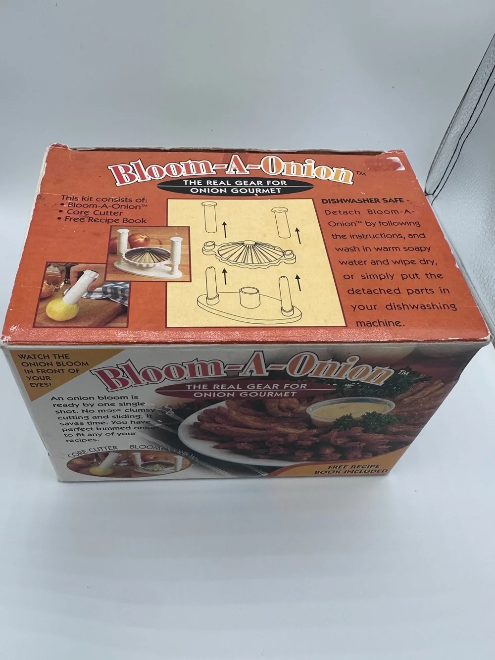Bloom-A-Onion Onion Gourmet Kit - Red and Cream Box Appetizer Outback Steakhouse